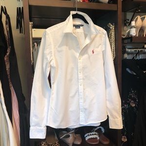 Ralph Lauren Polo oxford size 10/fits like 6-8.